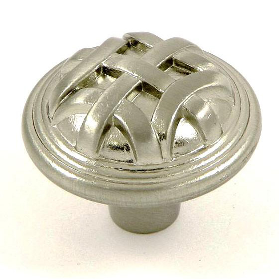 Flory Cabinet Knob in Satin Nickel 1 pc